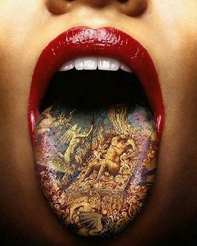 Tongue Tattoo