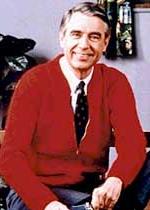 Did Mr. Rogers have tattoos on his arms?