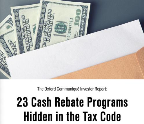 Consumer Rebate Program 2016 $42.4 Billion in Tax Rebates