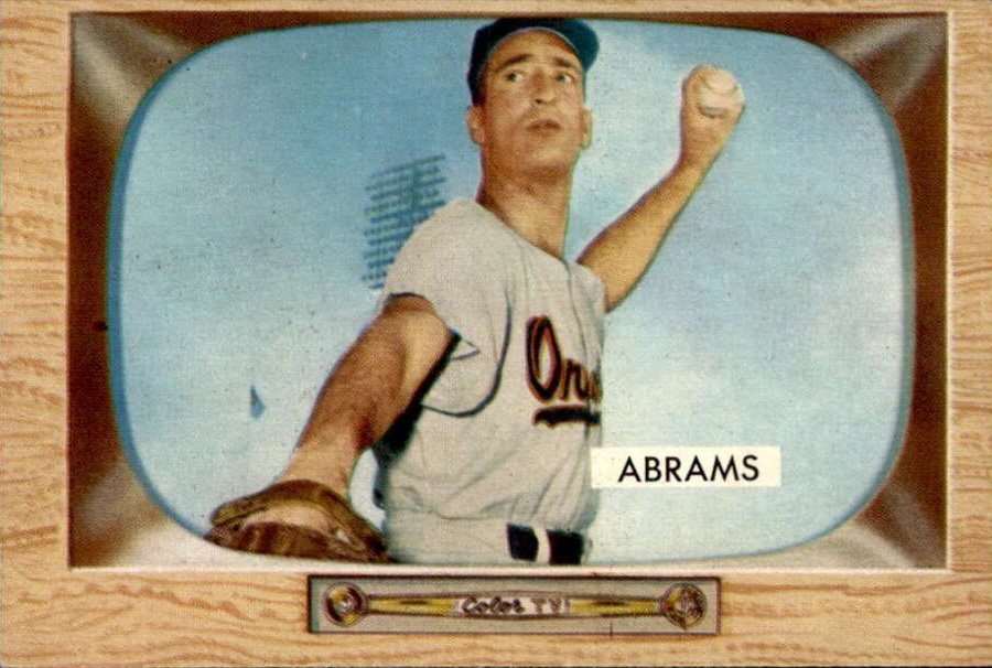 Cal Abrams baseball card