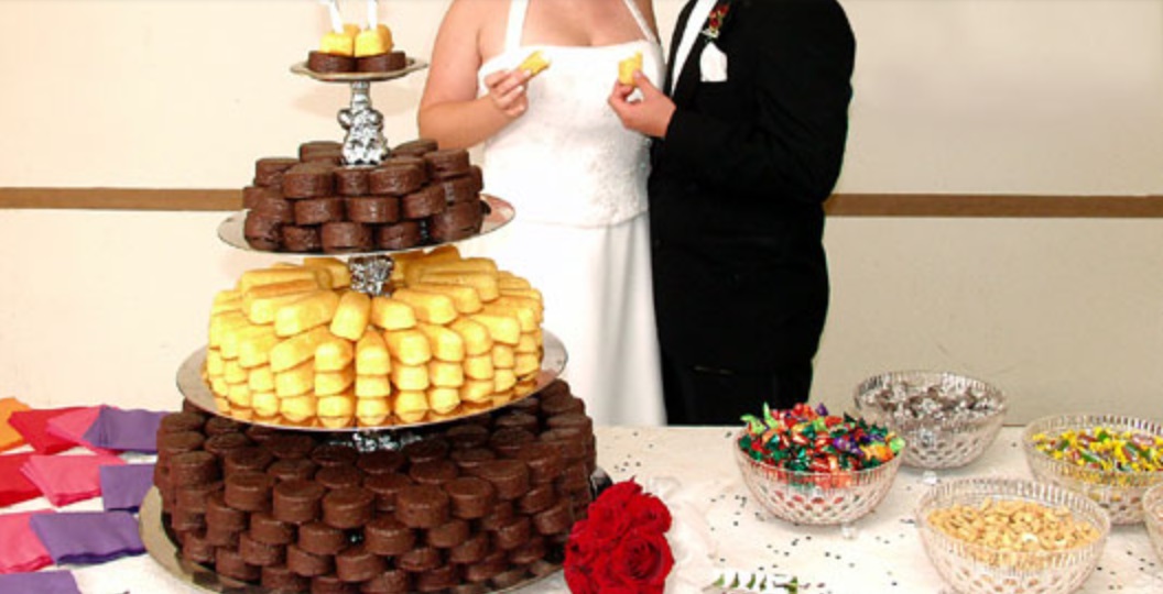 Twinkies wedding cake