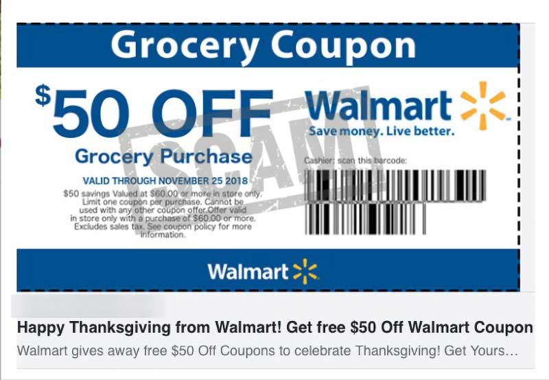 Free 100 Or 1 000 Walmart Gift Card Scam