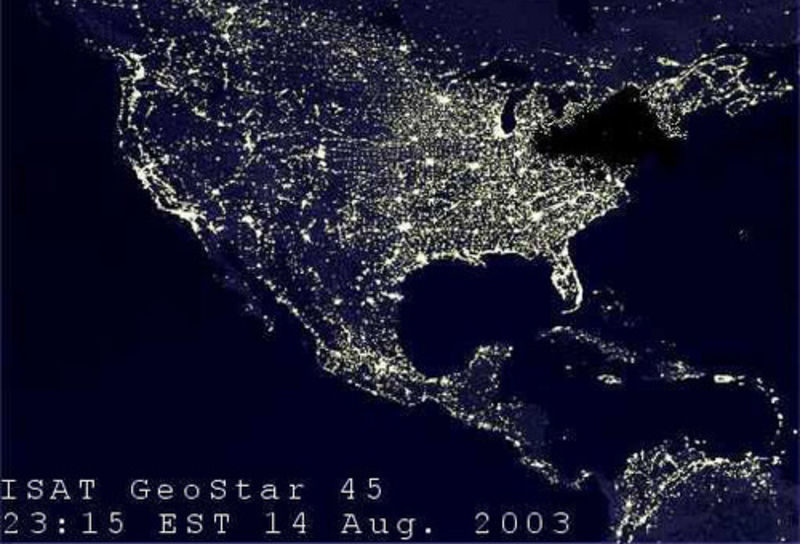 Image result for satellite new york blackout fake