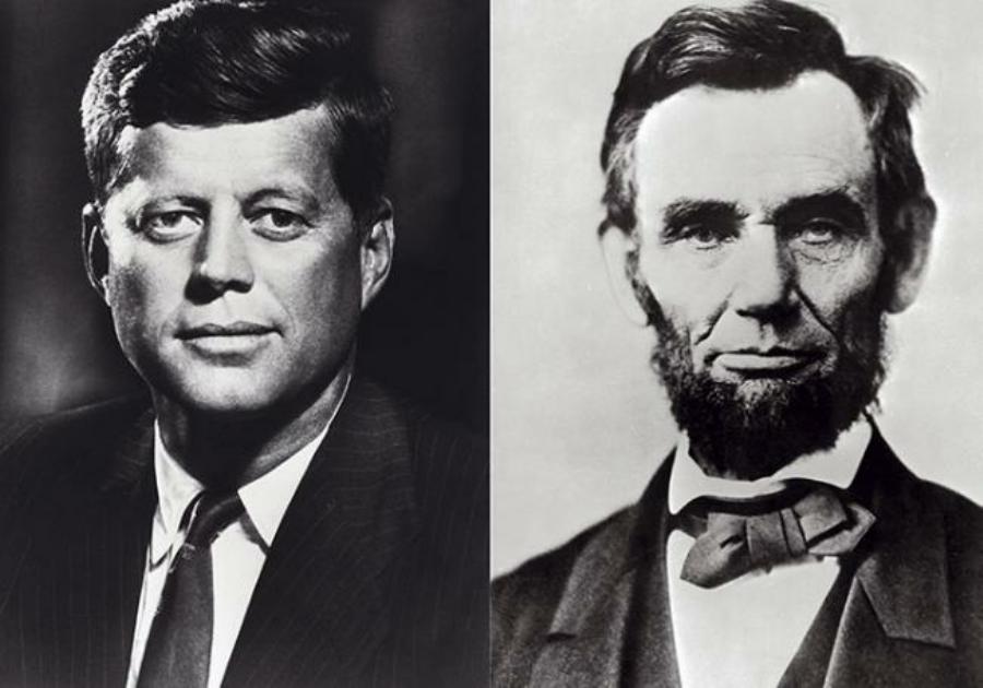Details about   Poster JFK vs Abe Lincoln Assassination Eerie Facts 12 x 24"