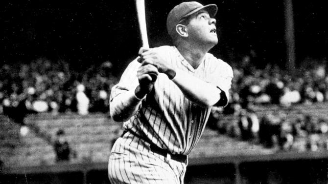 Babe Ruth at bat
