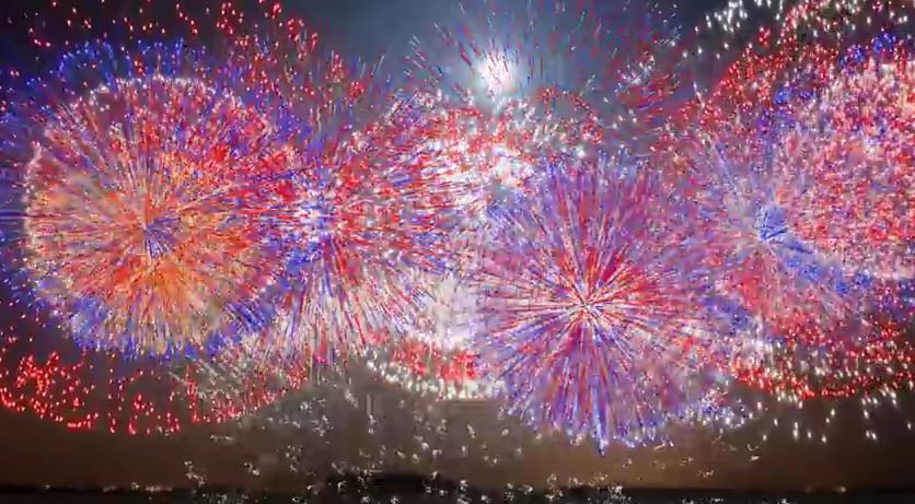 Is This A Video Of An Amazing Chinese Fireworks Demonstration