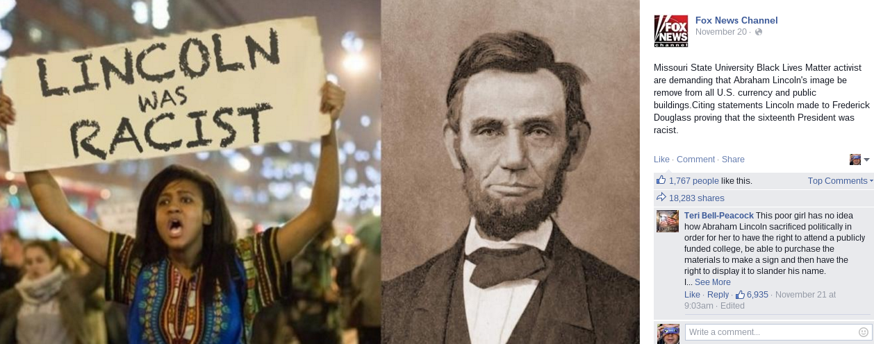 lincoln was racist