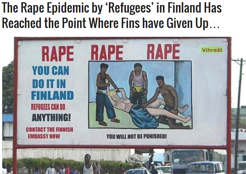 rape billboard fake