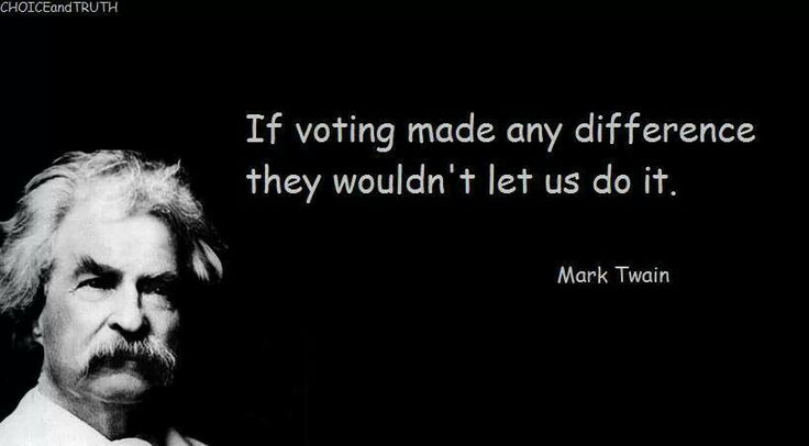Image result for mark twain quotes on elections