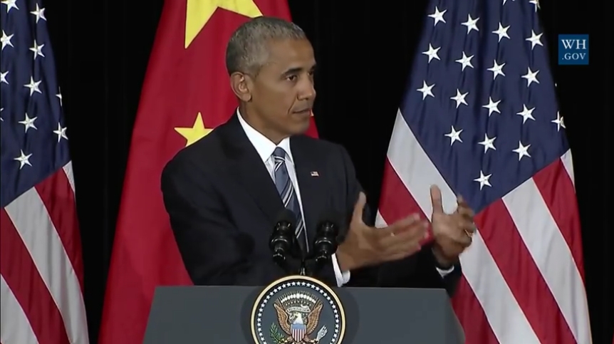 Obama defends Colin Kaepernick at press conference