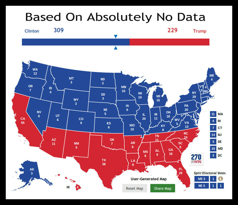 'Facebook Analytics' Electoral Map Shows Trump Sweep