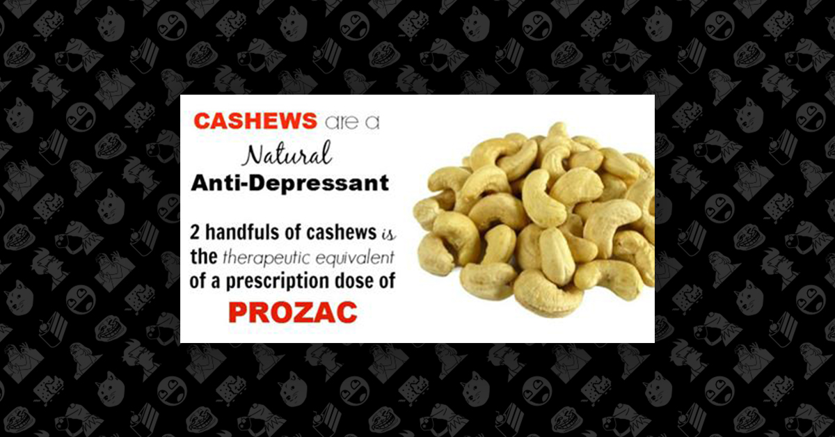 cashews antidepressant