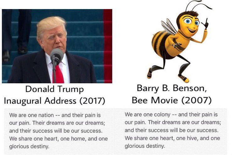 trump bee movie