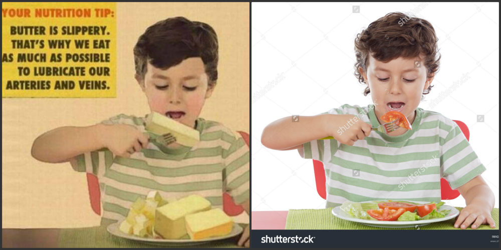 butter ad comparison.