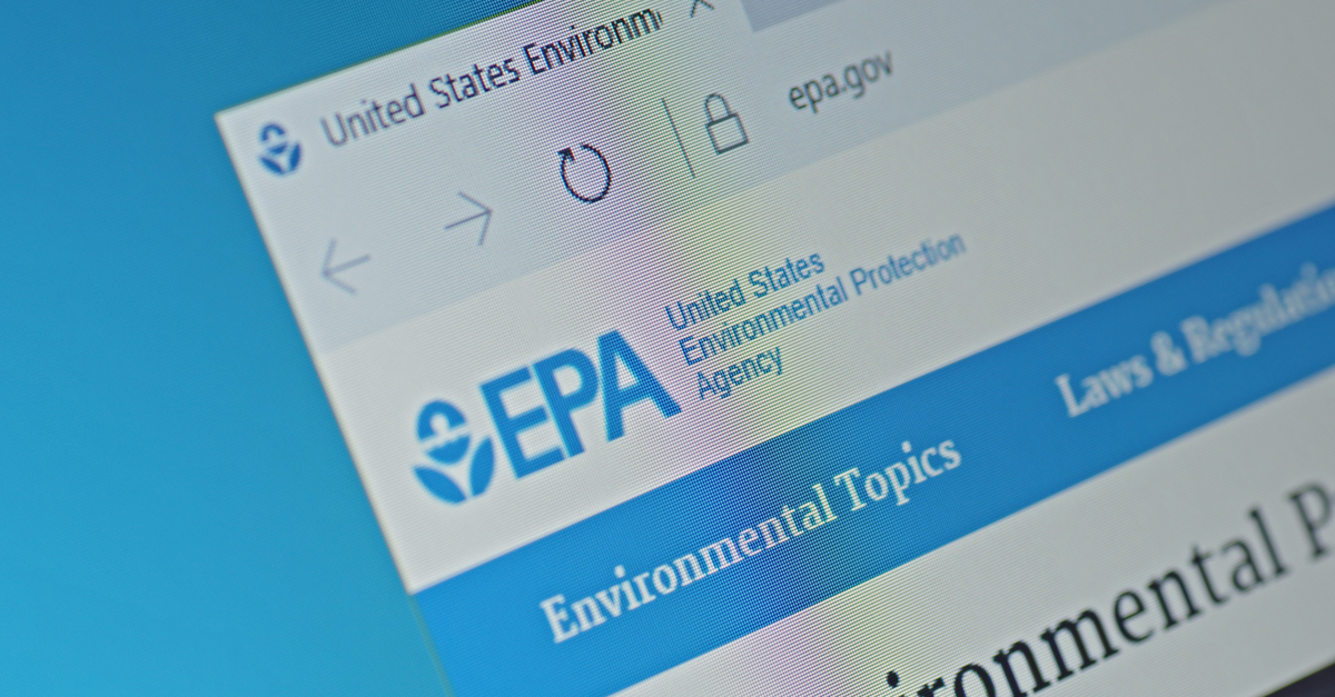 EPA homepage