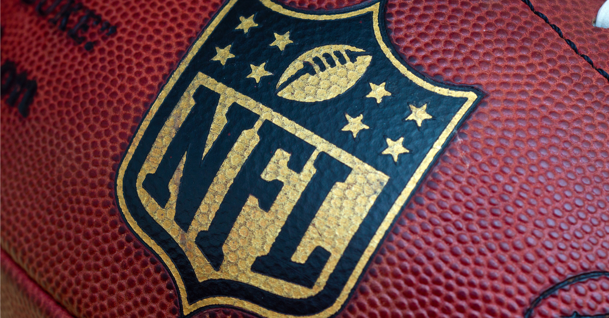NFL Logo on football