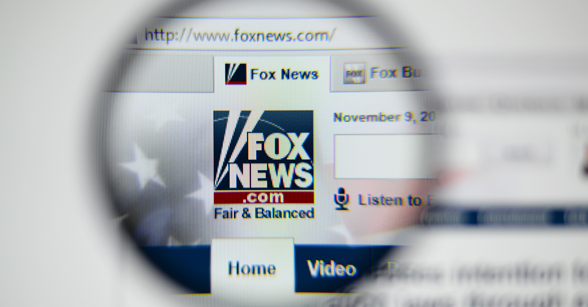 Fox News web site with logo