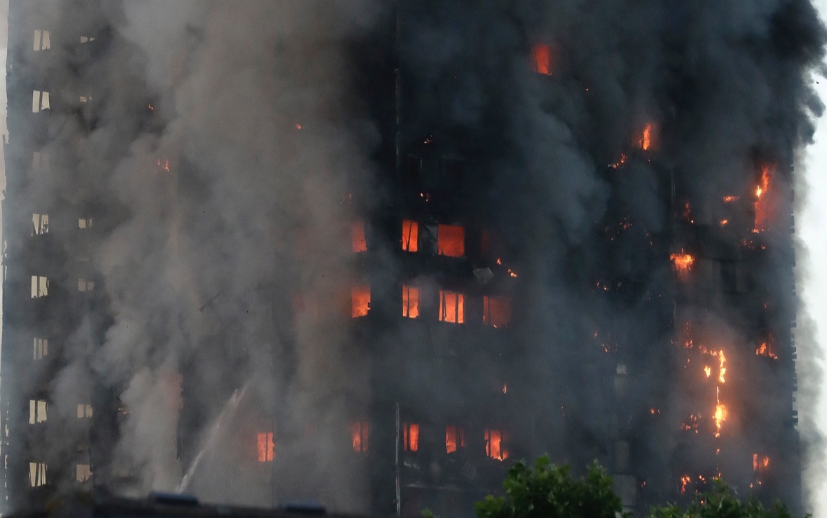 Kids Tossed from Windows to Escape London High-Rise Blaze