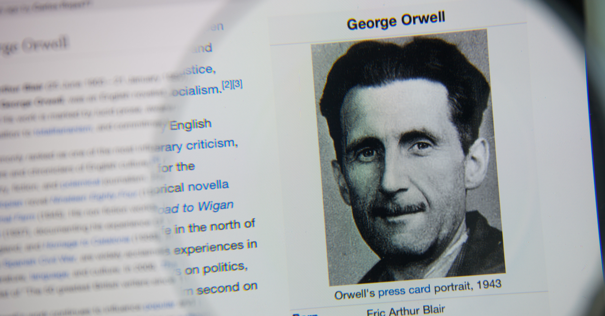 George Orwell's Wikipedia page