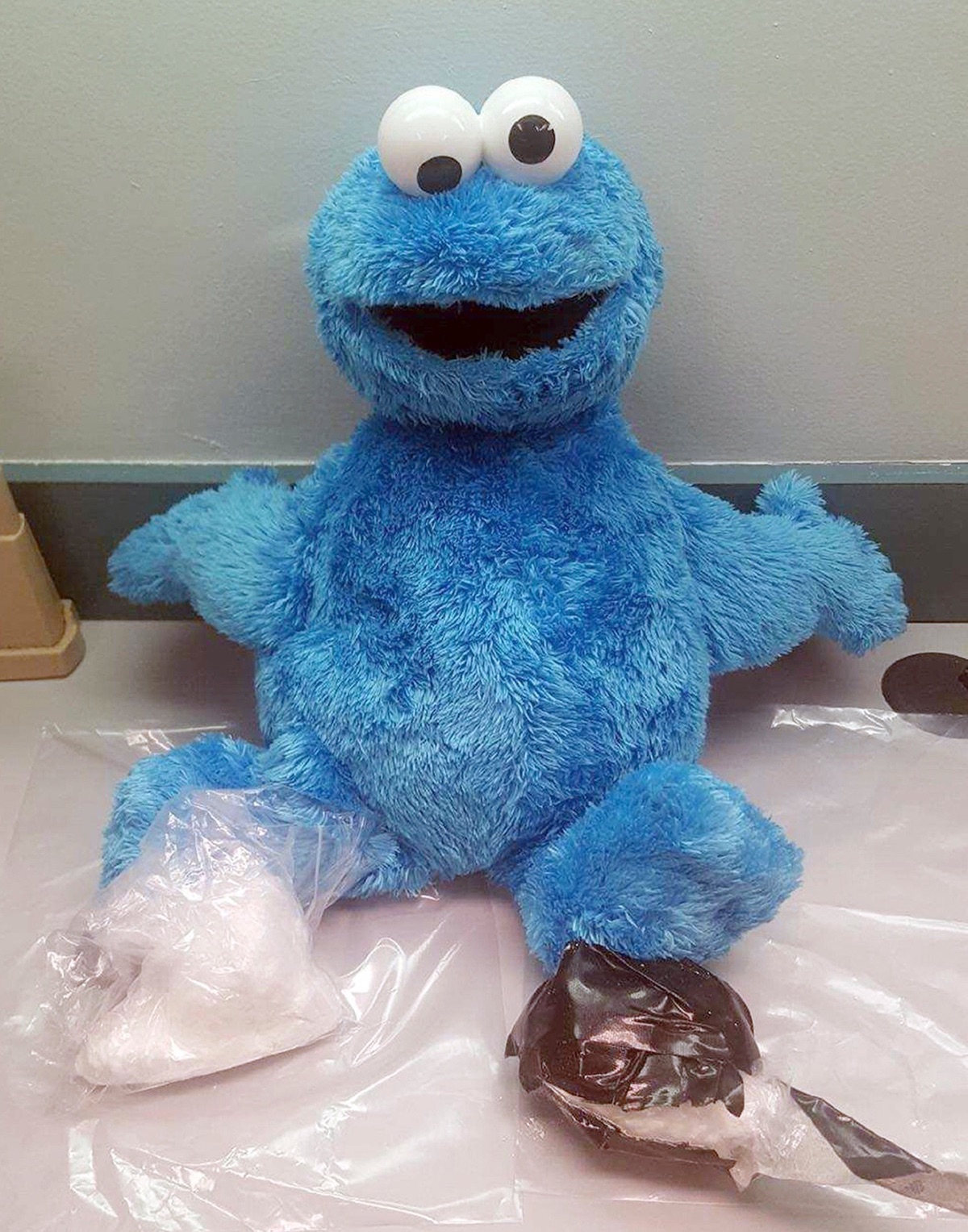 Cookie Monster Doll Cocaine