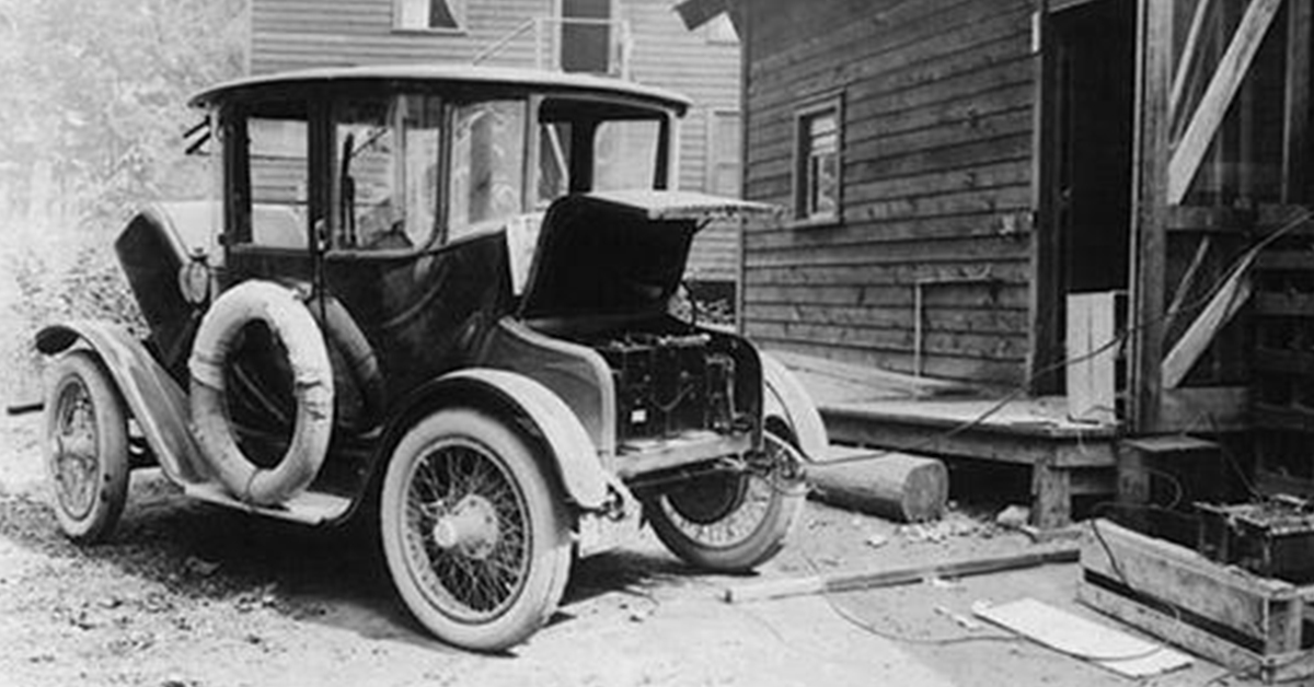 Early electric car