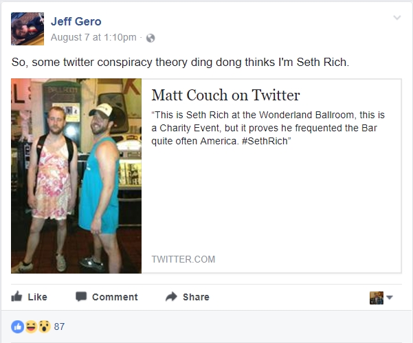 This is Seth Rich at the Wonderland Ballroom, this is a Charity Event, but it proves he frequented the Bar quite often America. #SethRich