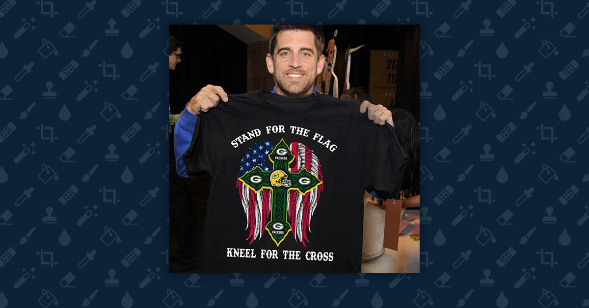aaron rodgers silhouette shirt