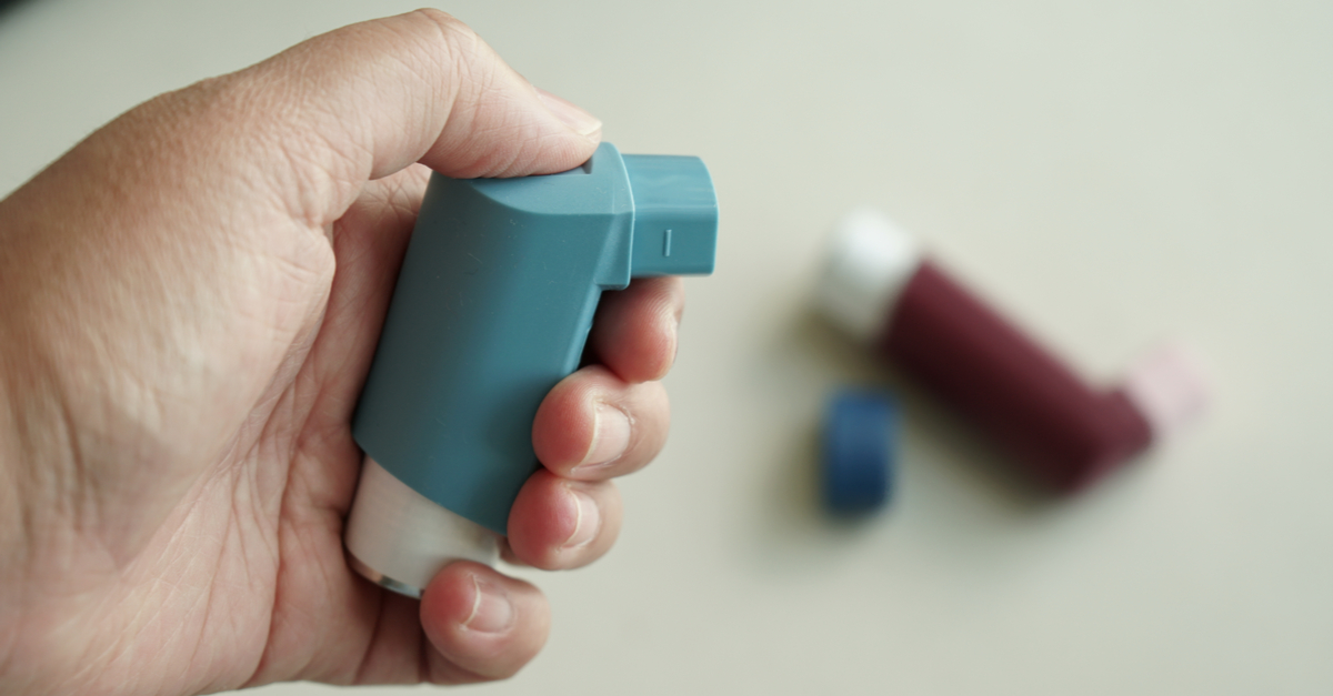 Ventolin inhaler for asthma.