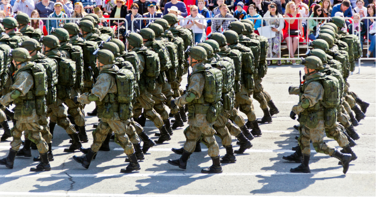 Military parade.