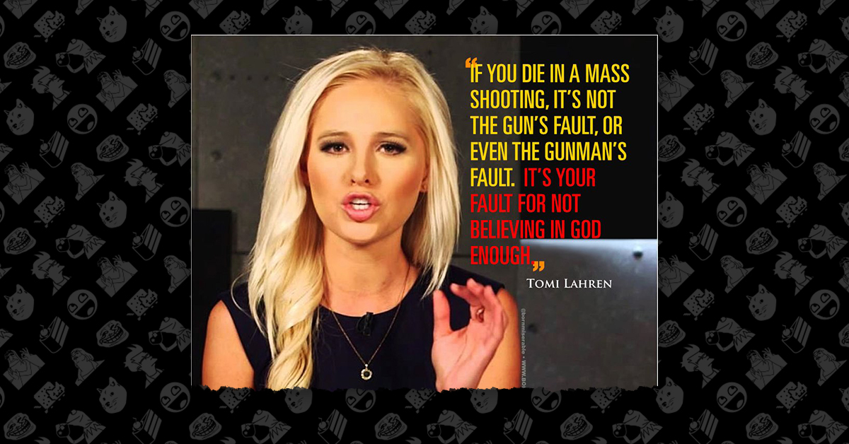 FACT CHECK: Did Tomi Lahren Say That Victims of Mass Shootings Don't &...