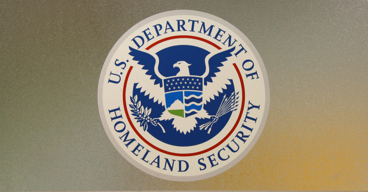 United States Department of Homeland Security logo.