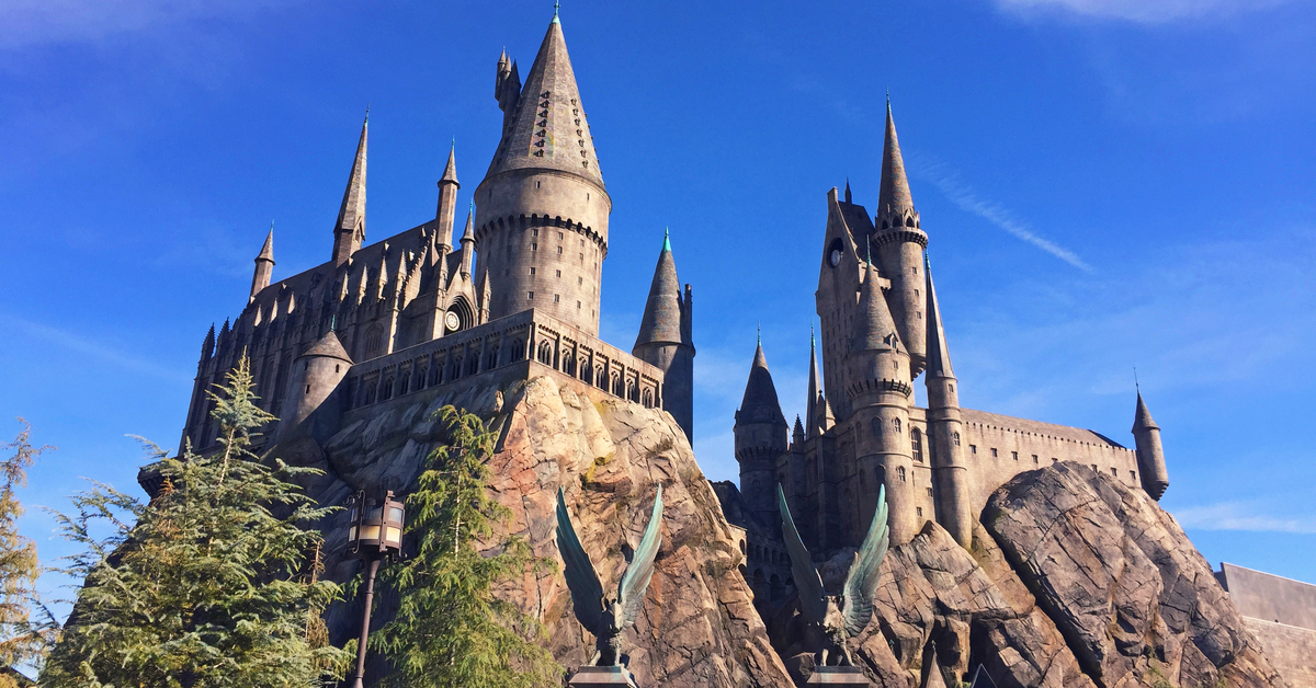 Hogwarts Castle at Universal Studios.