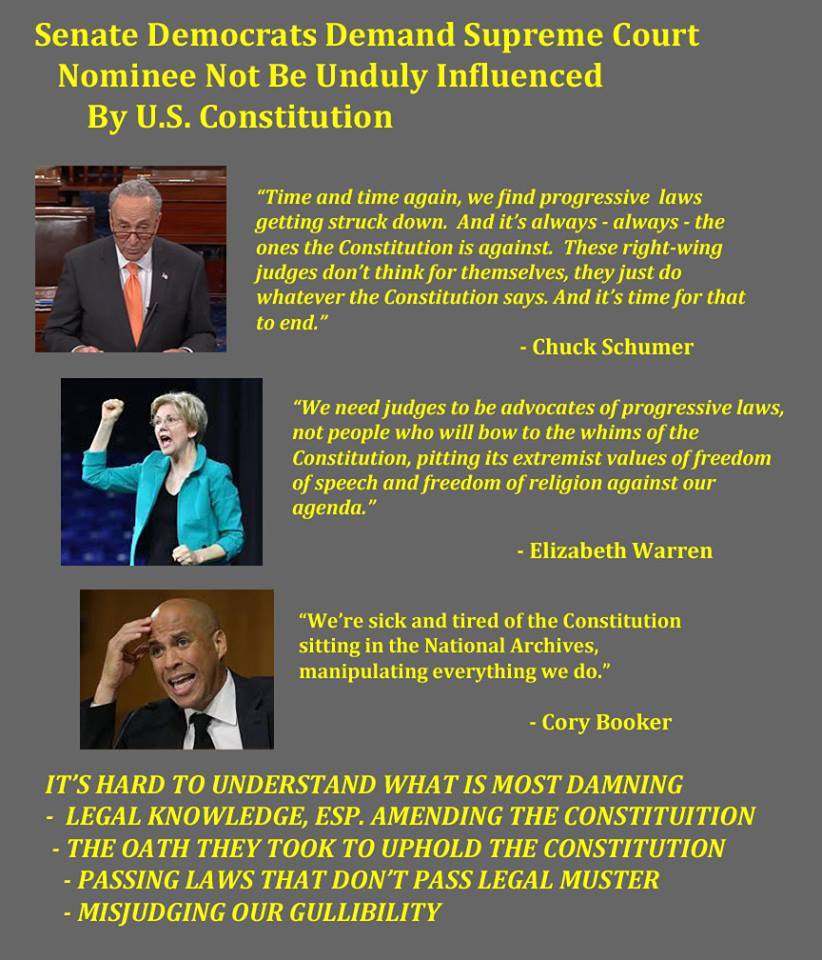 Did Senate Democrats Call for Supreme Court Nominees to Ignore the U.S.  Constitution? | Snopes.com