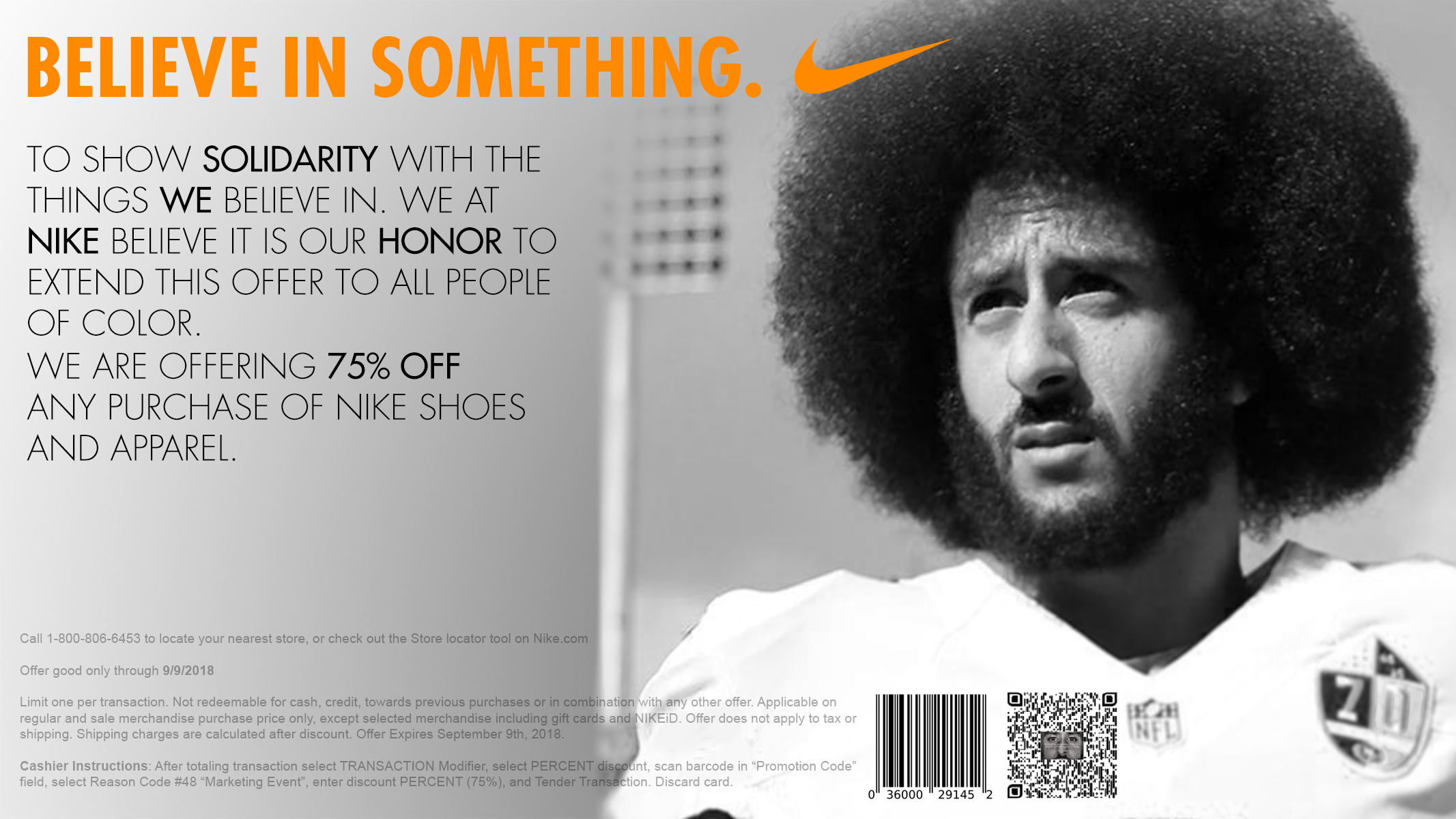 Did Nike Offer 'People of Color' a 75 