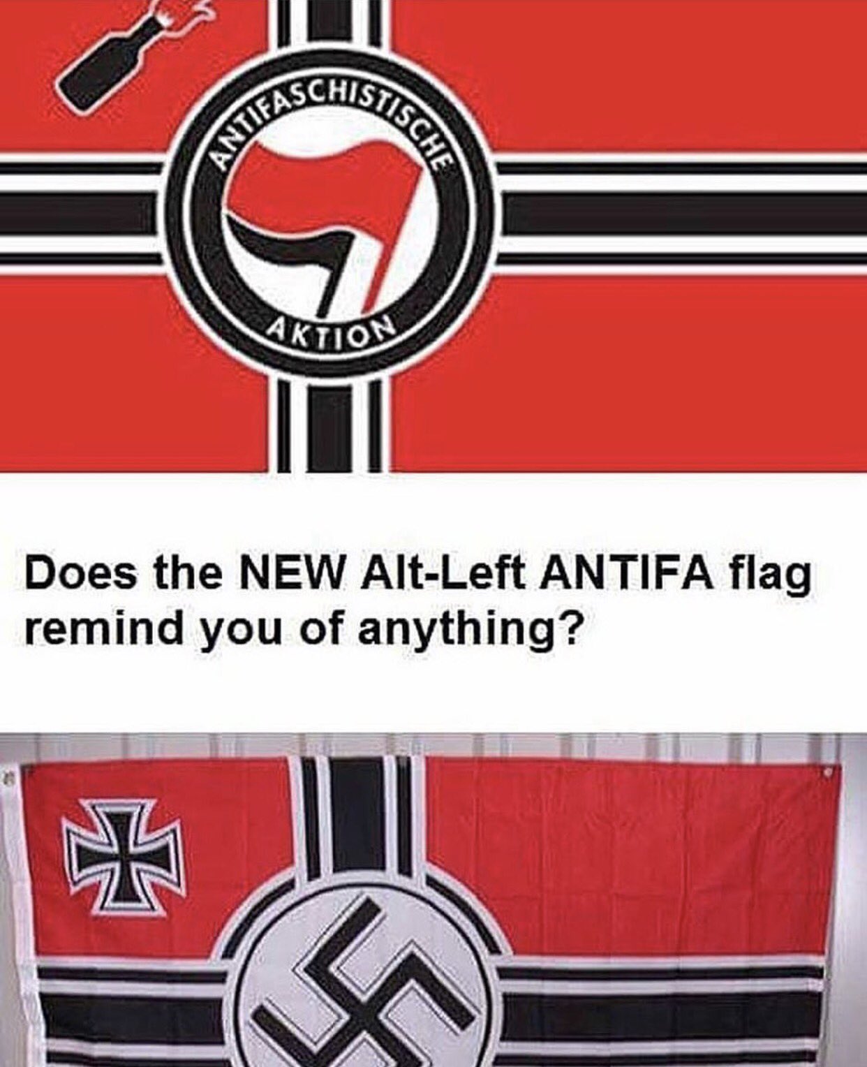 Image result for antifa flag