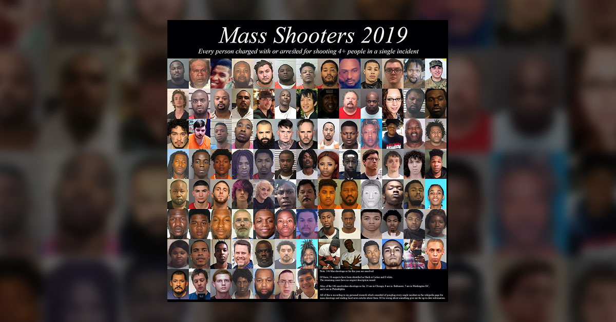 Does a Meme Show the Faces of Suspected Mass Shooters in US in 2019? - Snopes.com thumbnail