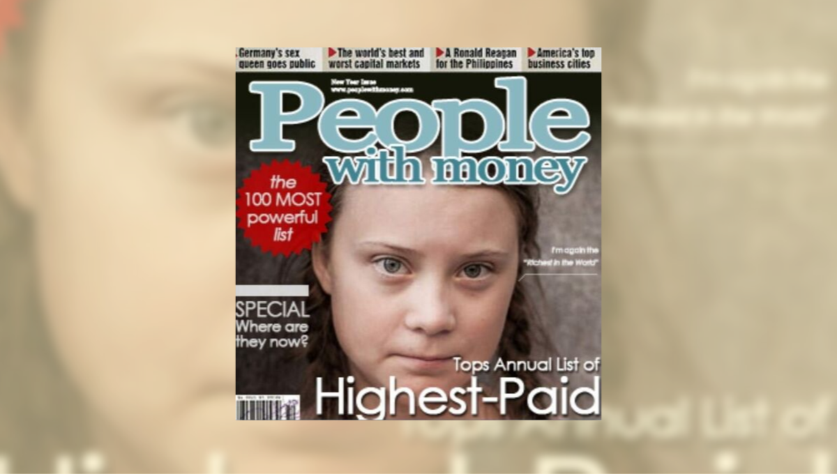 Greta Thunberg magazine highest paid