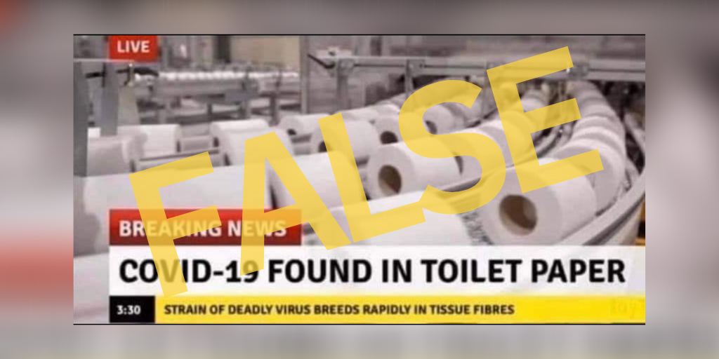 Was Covid 19 Found In Packages Of Toilet Paper