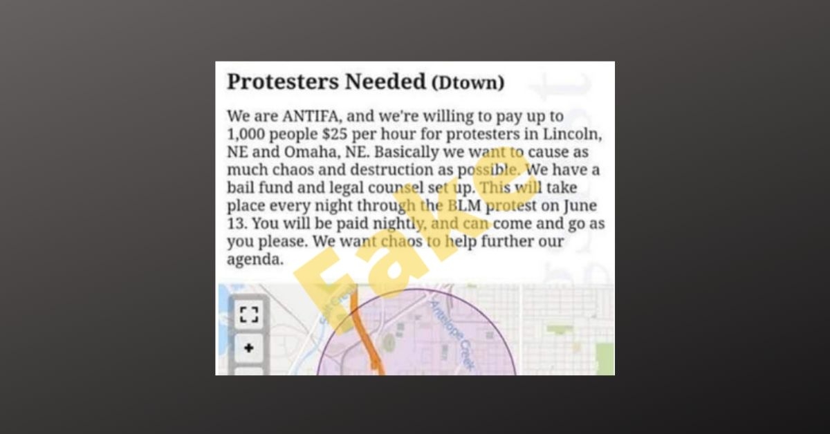 Did 'Antifa' Recruit Protesters on Craigslist in Nebraska ...