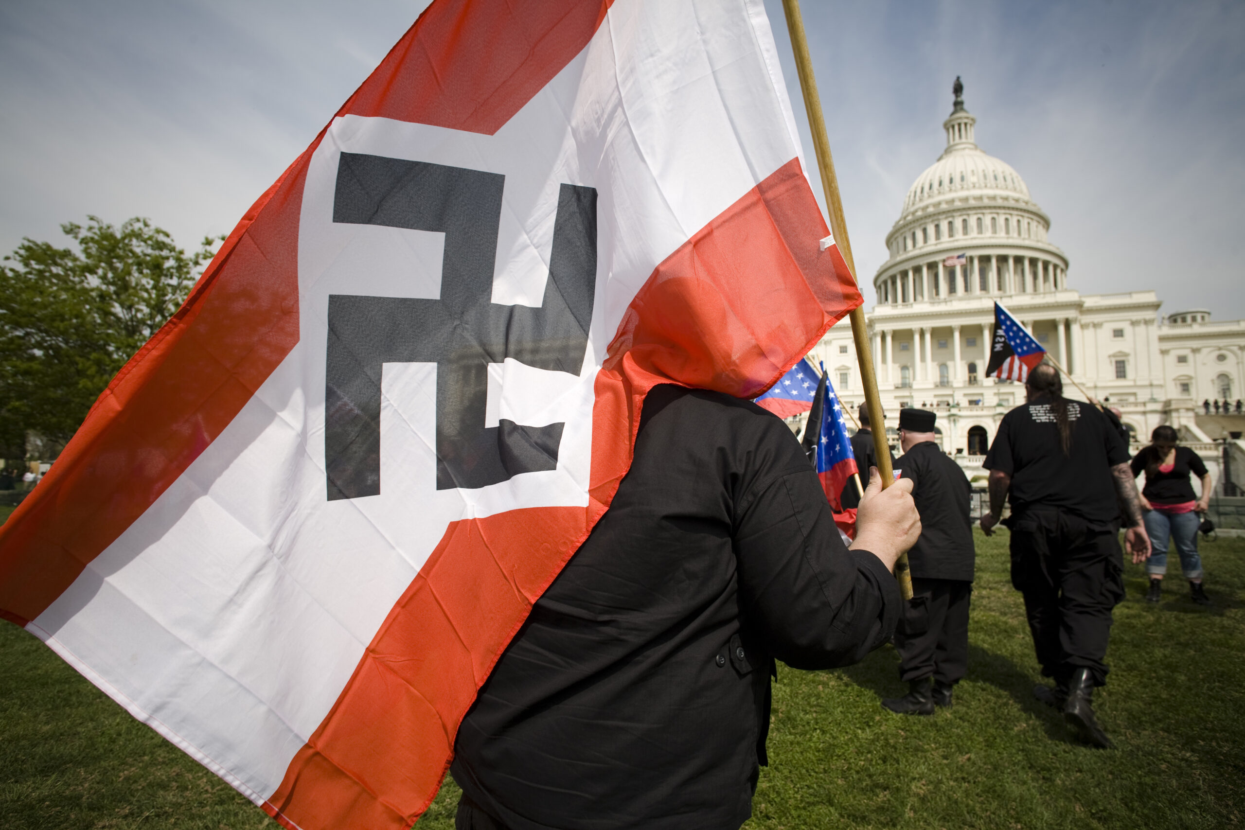 Tenacitee Unisex American Nazi Flag Sweatshirt