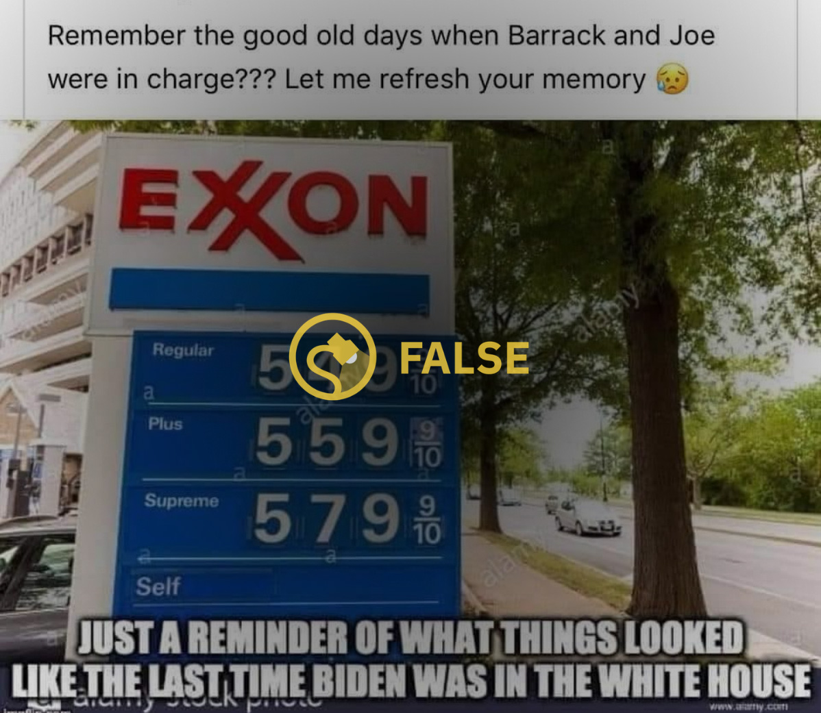 Did US Gas Prices Average $5 Per Gallon Under Obama and Biden?