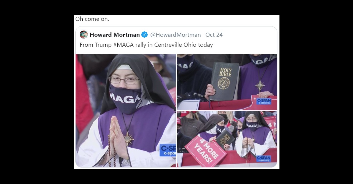 Did Nuns Attend a Trump Rally?