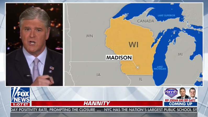 Did Fox News Map Mislabel Michigan as Canada?