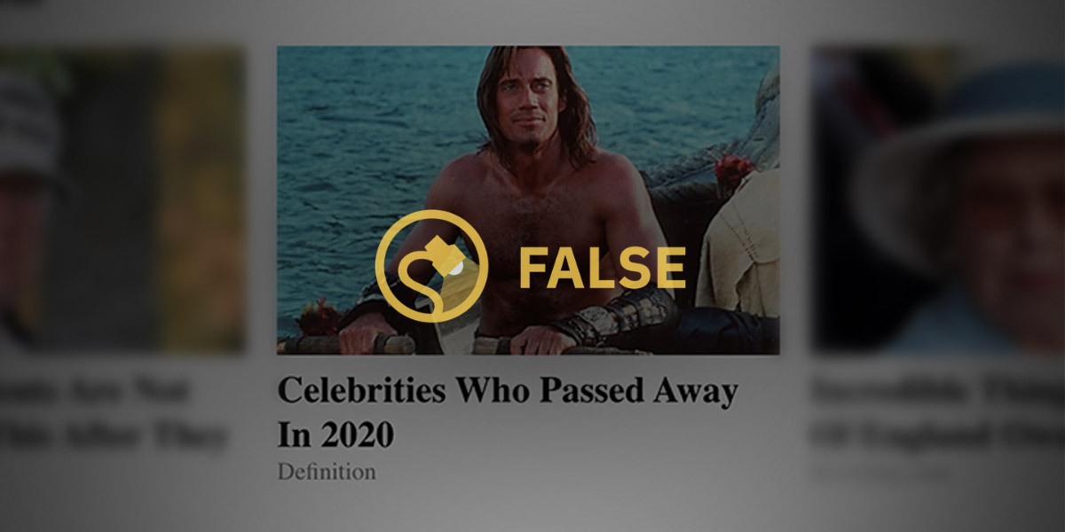 celebrities who passed away in 2020 kevin sorbo hercules definition
