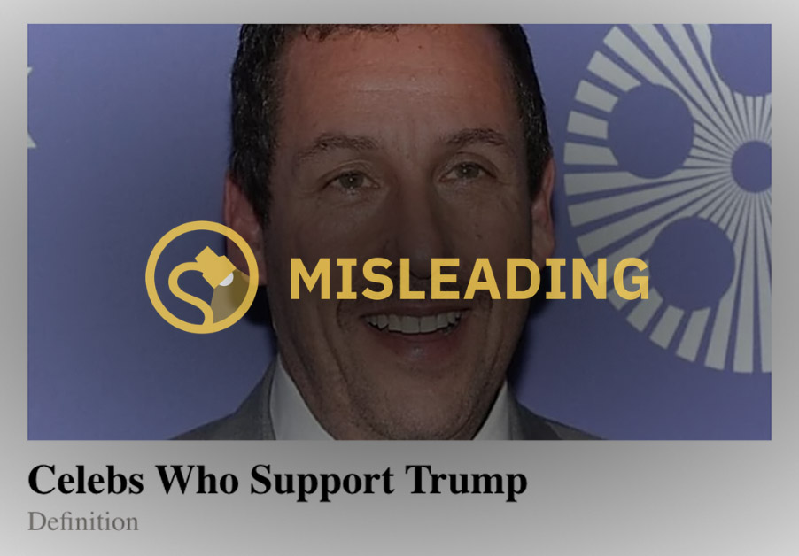 adam sandler trump supporter celebs celebrities who support donald president conservative republican party