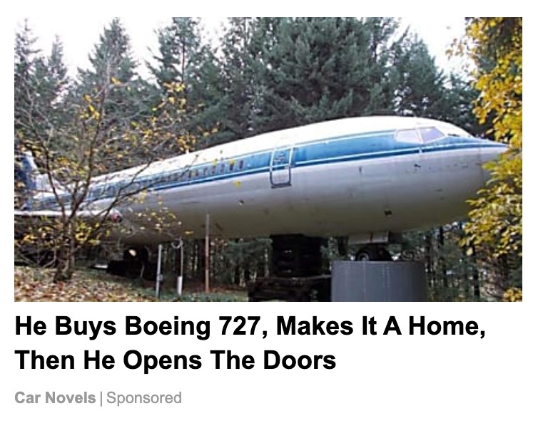 boeing 727 home