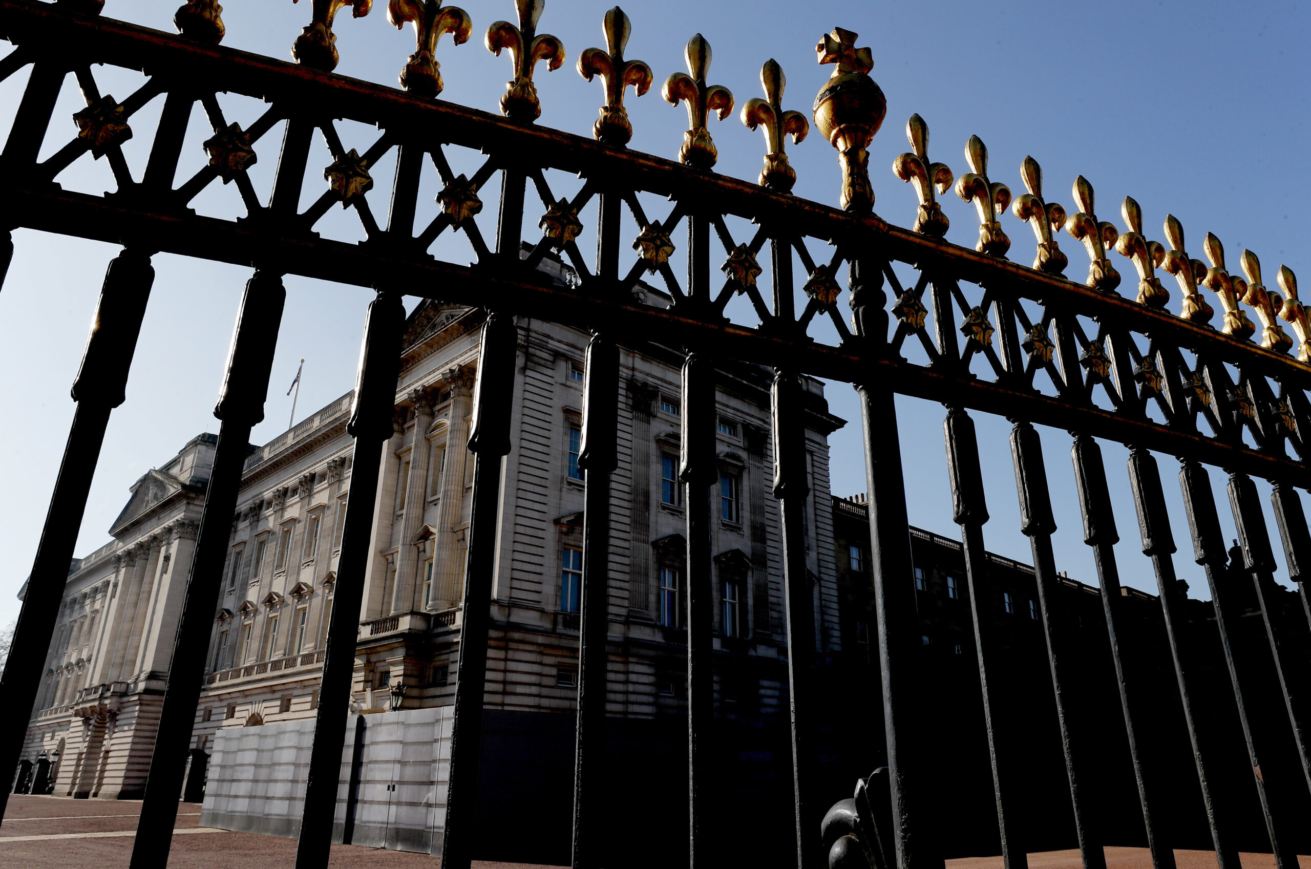 A view of Buckingham Palace, in London, Tuesday, March 9, 2021. Britain's royal family is absorbing the tremors from a sensational television interview by Prince Harry and the Duchess of Sussex, in which the couple said they encountered racist attitudes and a lack of support that drove Meghan to thoughts of suicide. (AP Photo/Frank Augstein)