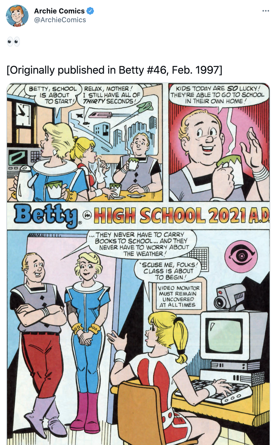 Betty in high school 2021