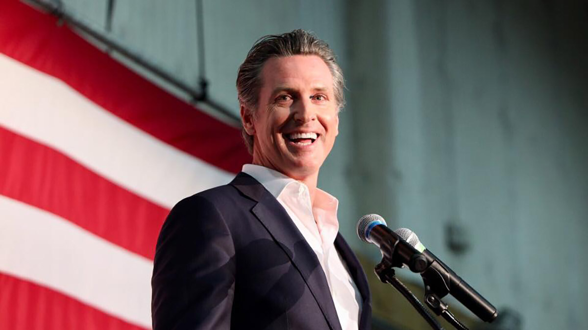 A "Recall Gavin Newsom" campaign mentioned that the California governor dined at the French Laundry restaurant in Napa Valley.