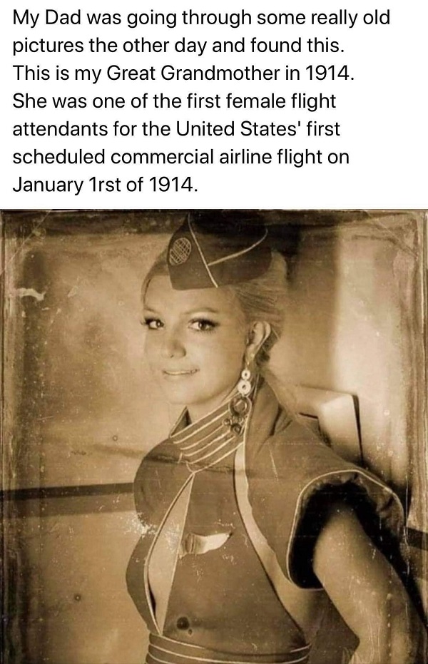 first flight attendant